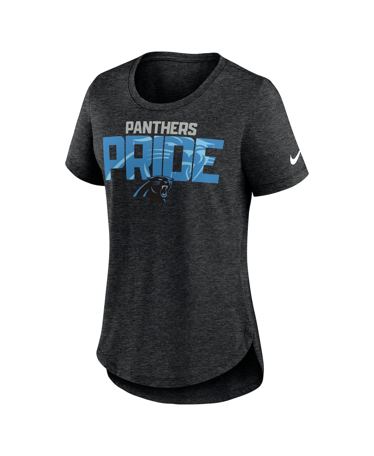 Nike Women's  Heather Black Jacksonville Jaguars Local Fashion Tri-blend T-shirt In Heather Black