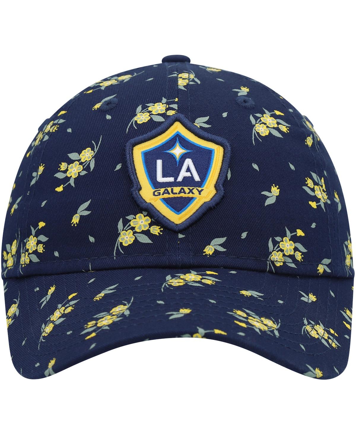 Shop New Era Big Girls  Navy La Galaxy Bloom 9twenty Adjustable Hat