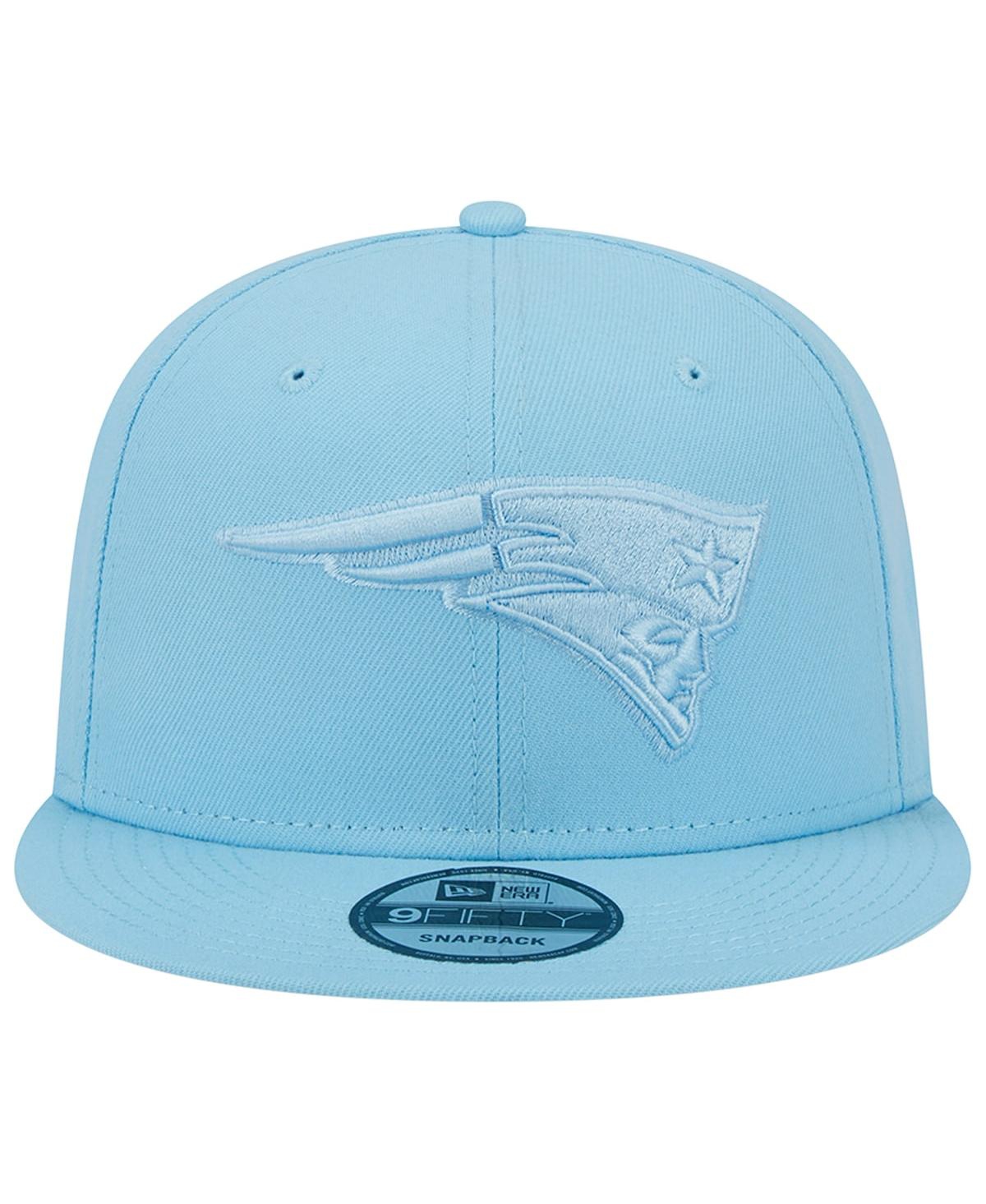 Men's New EraNew England Patriots Color Pack Brights 9FIFTY Snapback Hat - Light Blue