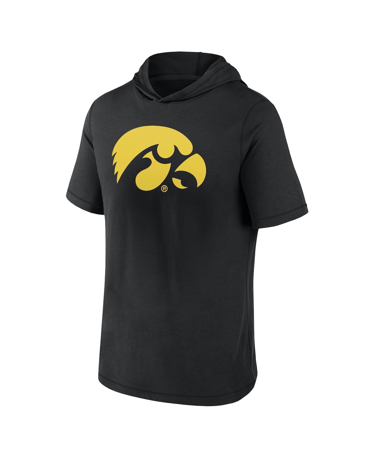 Men's FanaticsIowa Hawkeyes Primary Logo Hoodie T-shirt - Black