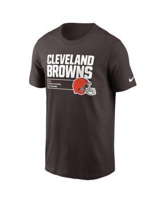 Men's Brown Cleveland Browns Division Essential T-shirt