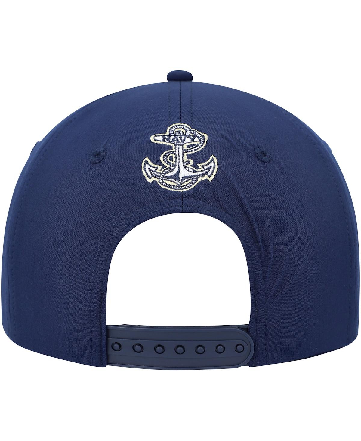 Shop Colosseum Men's  Navy Navy Midshipmen Positraction Snapback Hat