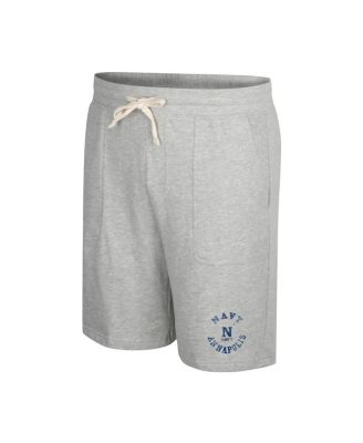 Men's Heather Gray Navy Midshipmen Love To Hear This Terry Shorts