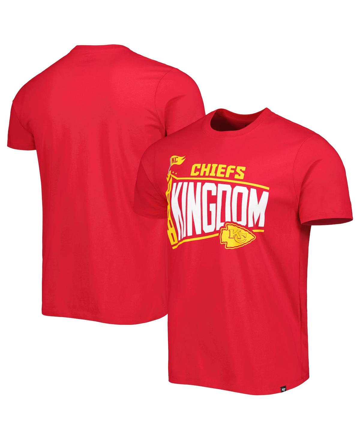Men's '47 BrandKansas City Chiefs Logo Regional Super Rival T-shirt - Red