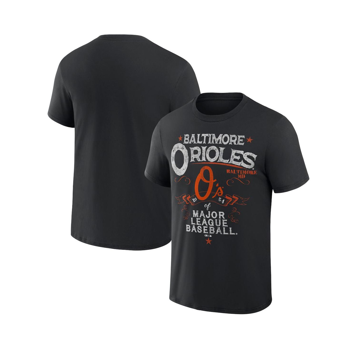 Men's Darius Rucker Collection by Black Baltimore Orioles Beach Splatter T-shirt