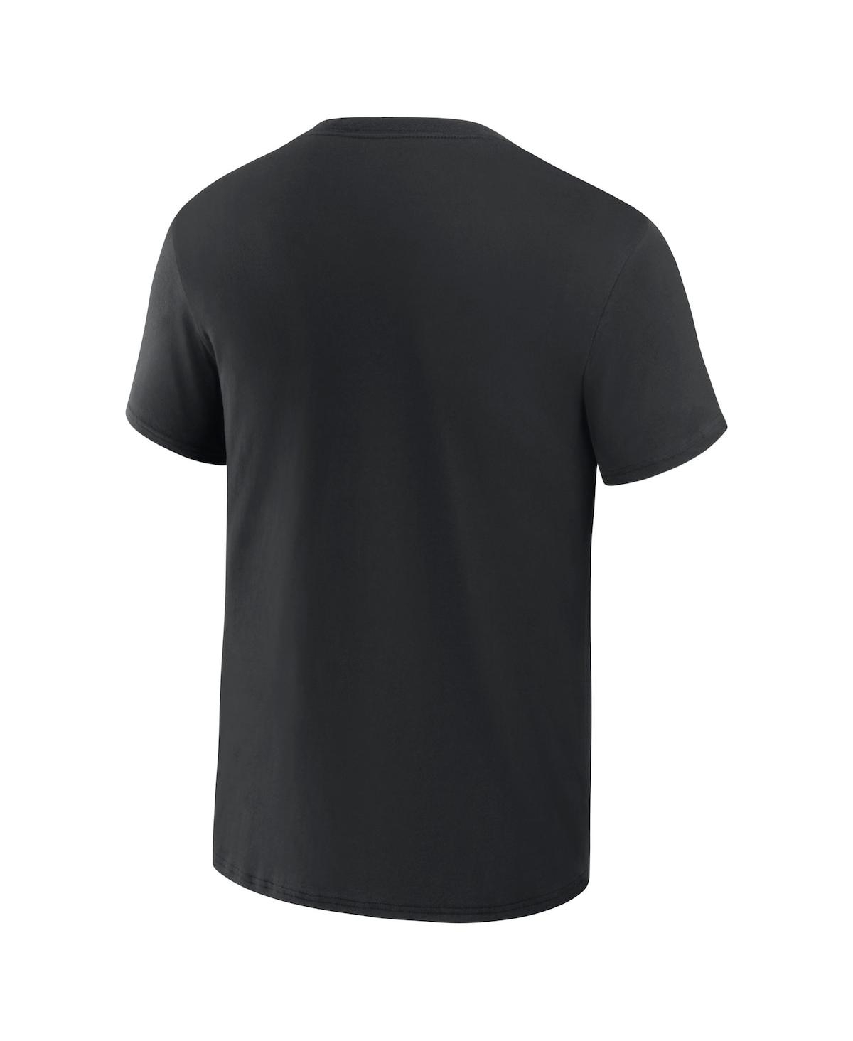 Fanatics Men's Darius Rucker Collection By  Black Chicago Cubs Beach Splatter T-shirt In Black