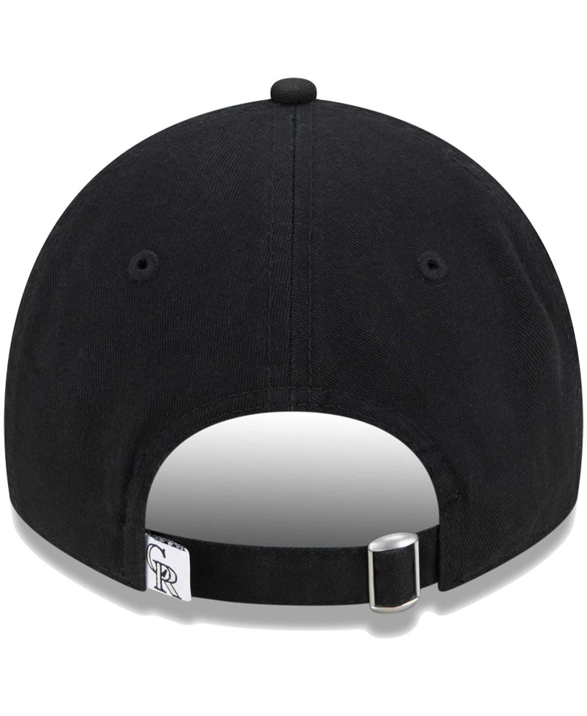 Shop New Era Little Boys And Girls  Black Colorado Rockies Team 9twenty Adjustable Hat