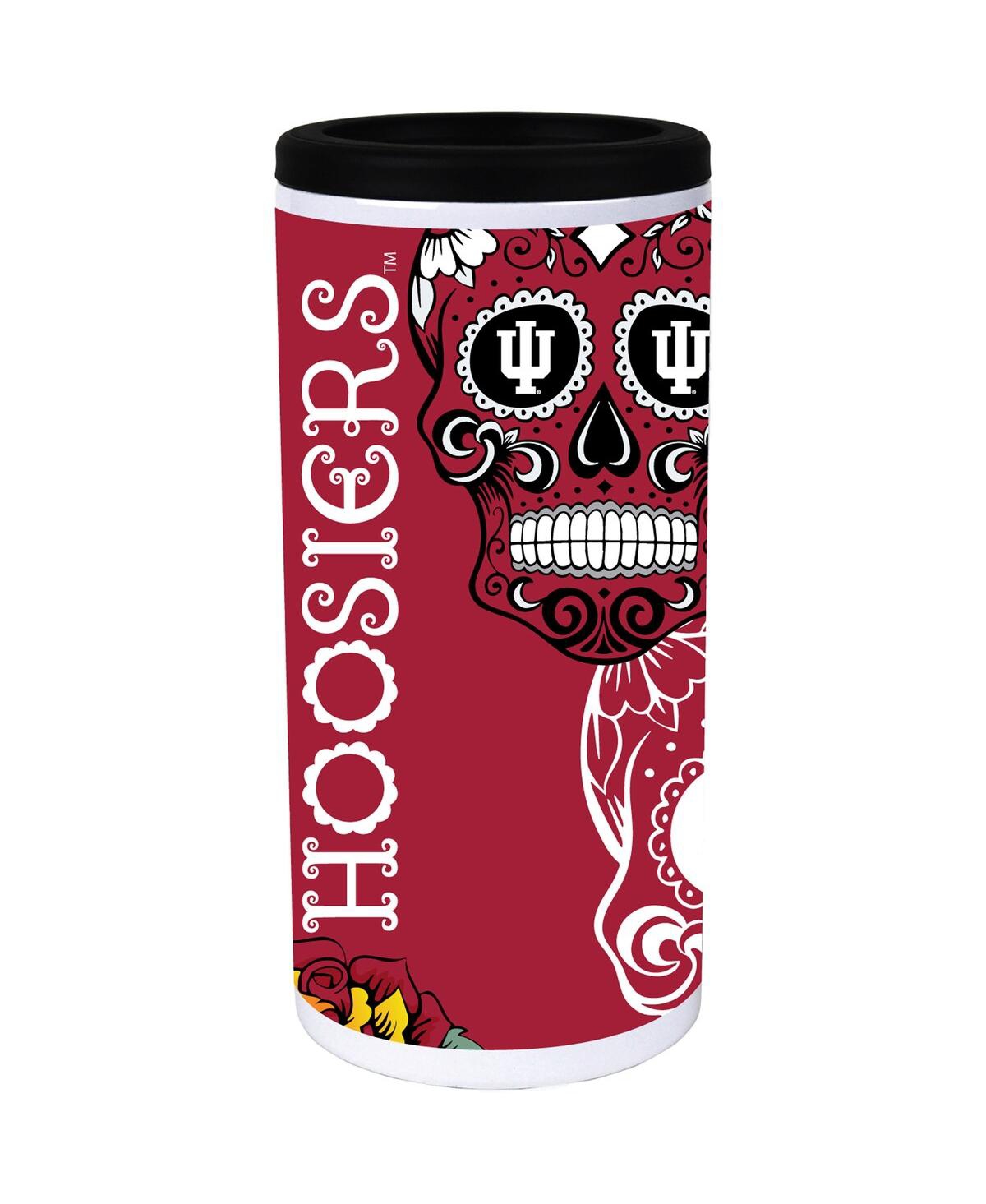Shop Indigo Falls Indiana Hoosiers Dia Stainless Steel 12 oz Slim Can Cooler In White