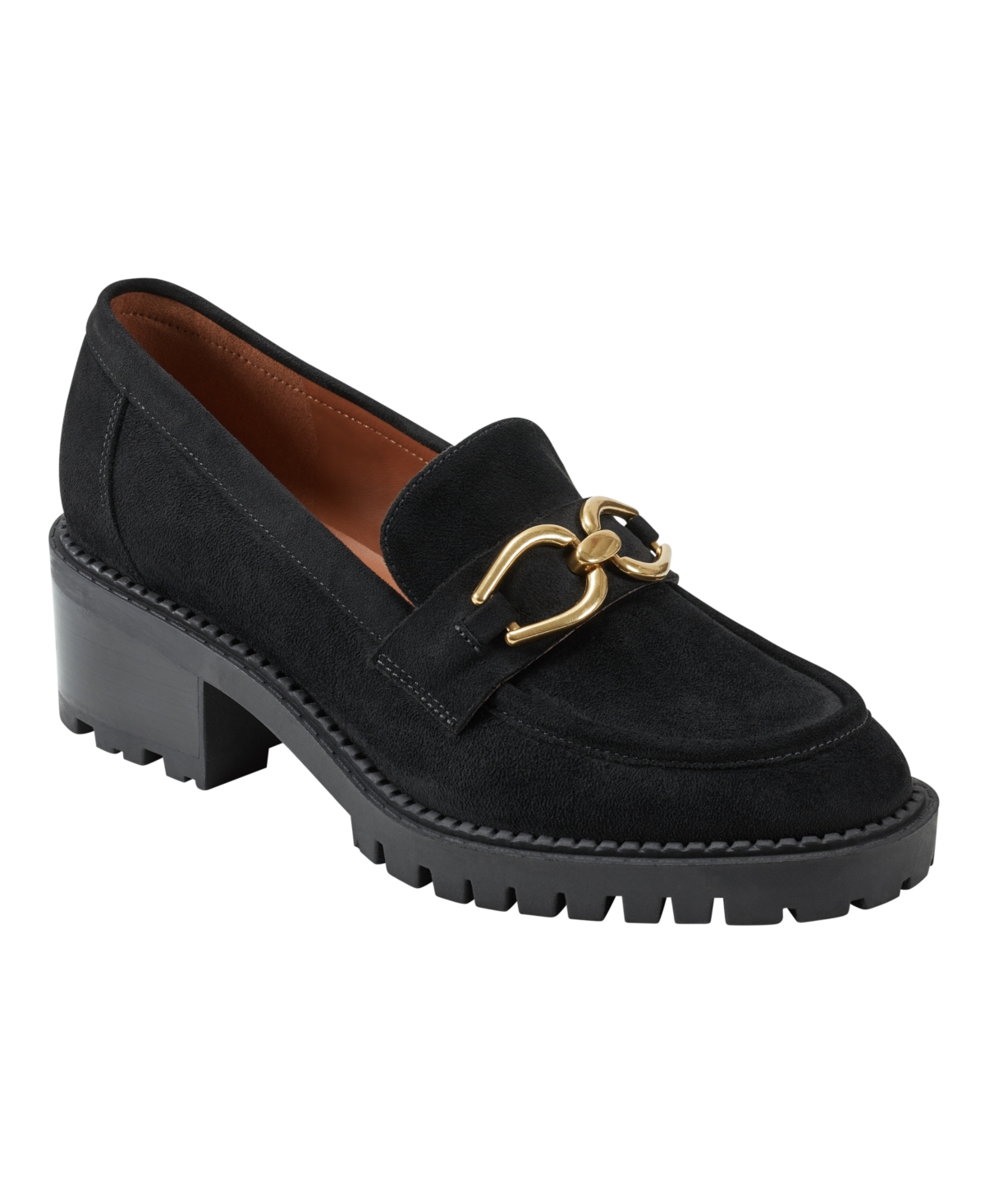 Women's Delanie Slip-On Almond Toe Casual Loafers - Black