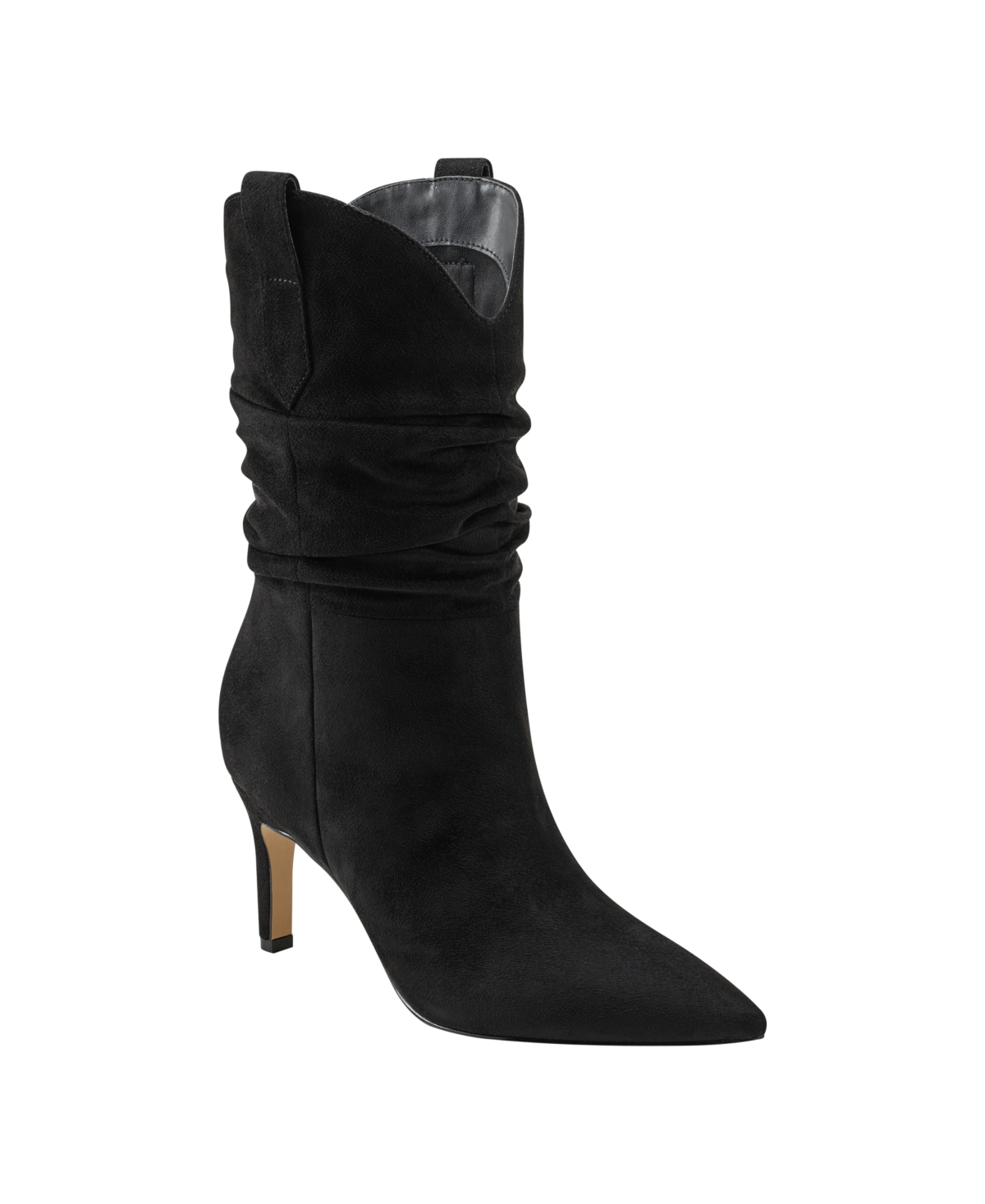 Women's Gienna Stiletto Heel Dress Cowboy Booties - Black