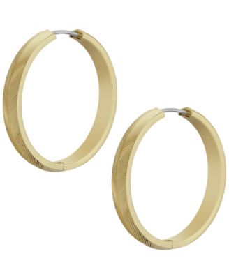 Fossil Men's Harlow Linear Texture Chain Bracelet – Gold-Tone Stainless Steel, Lobster Clasp