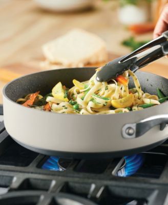 Achieve Hard Anodized Nonstick 3 Quart Saute Pan with Lid