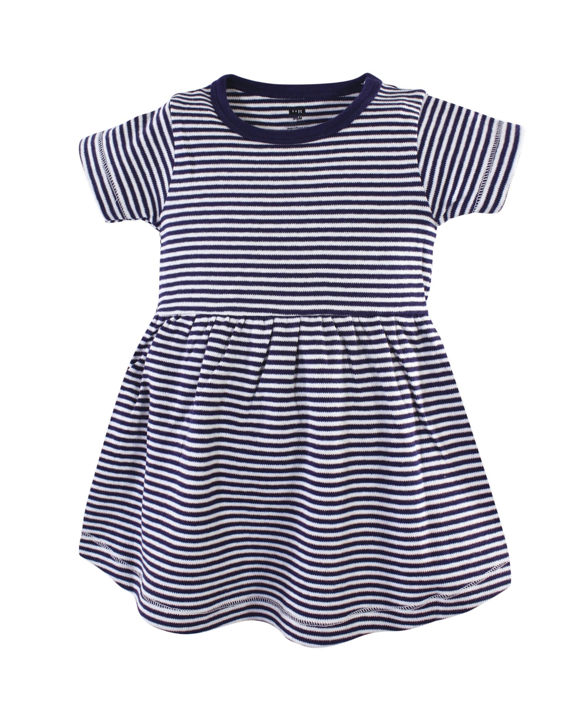Hudson Baby Baby Girls Cotton Short-Sleeve Dresses 2pk,- Blueberries