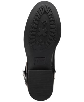 Women's Maliaa Wide-Calf Buckled Riding Boots, Created for Macy's