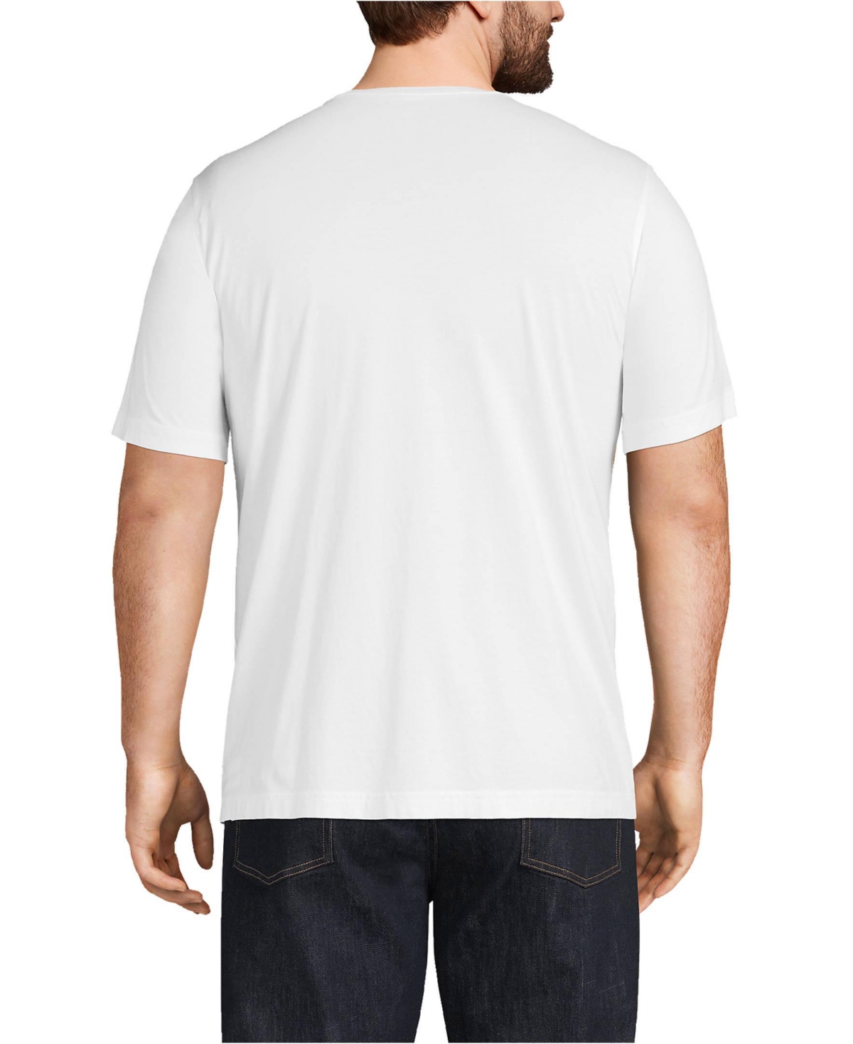 Lands' End Big & Tall Short Sleeve Supima Tee