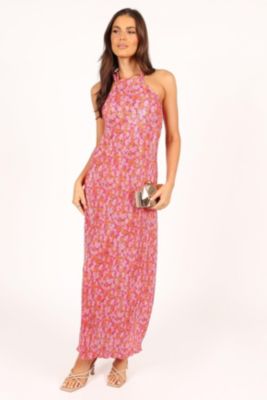 Petal and Pup Women's Melody Plisse Halter Maxi Dress - Macy's