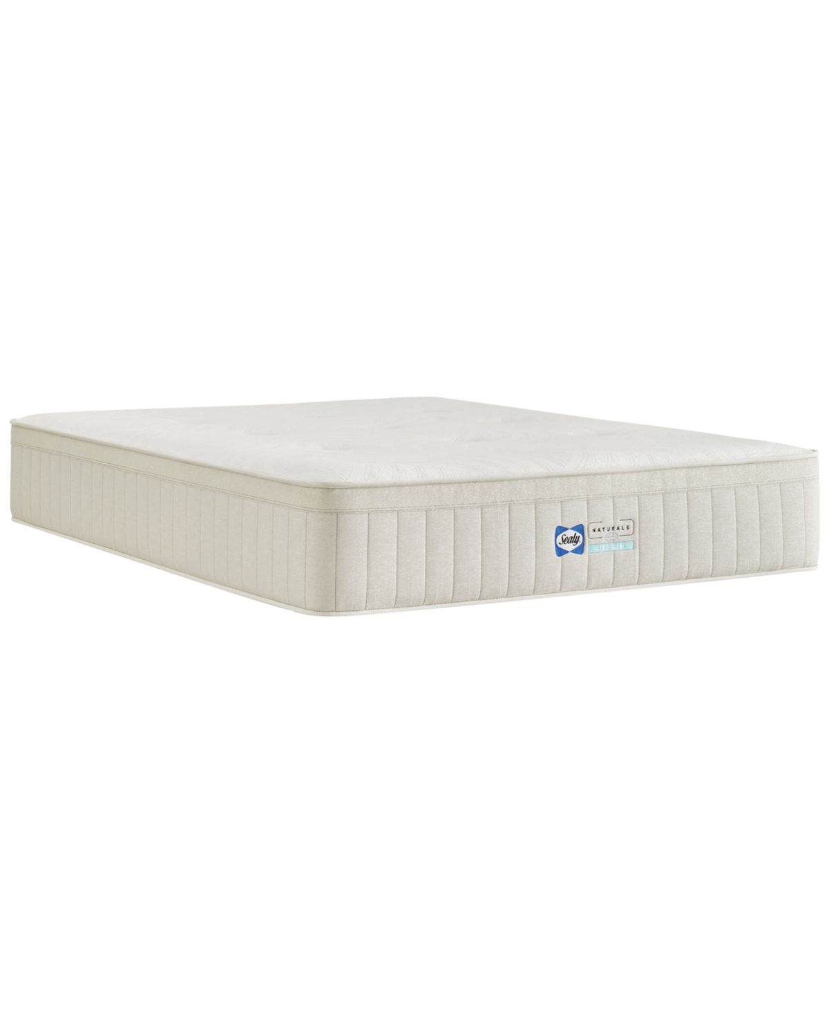 Sealy Naturals Hybrid Soft Tight Top 13" Mattress, Full In White