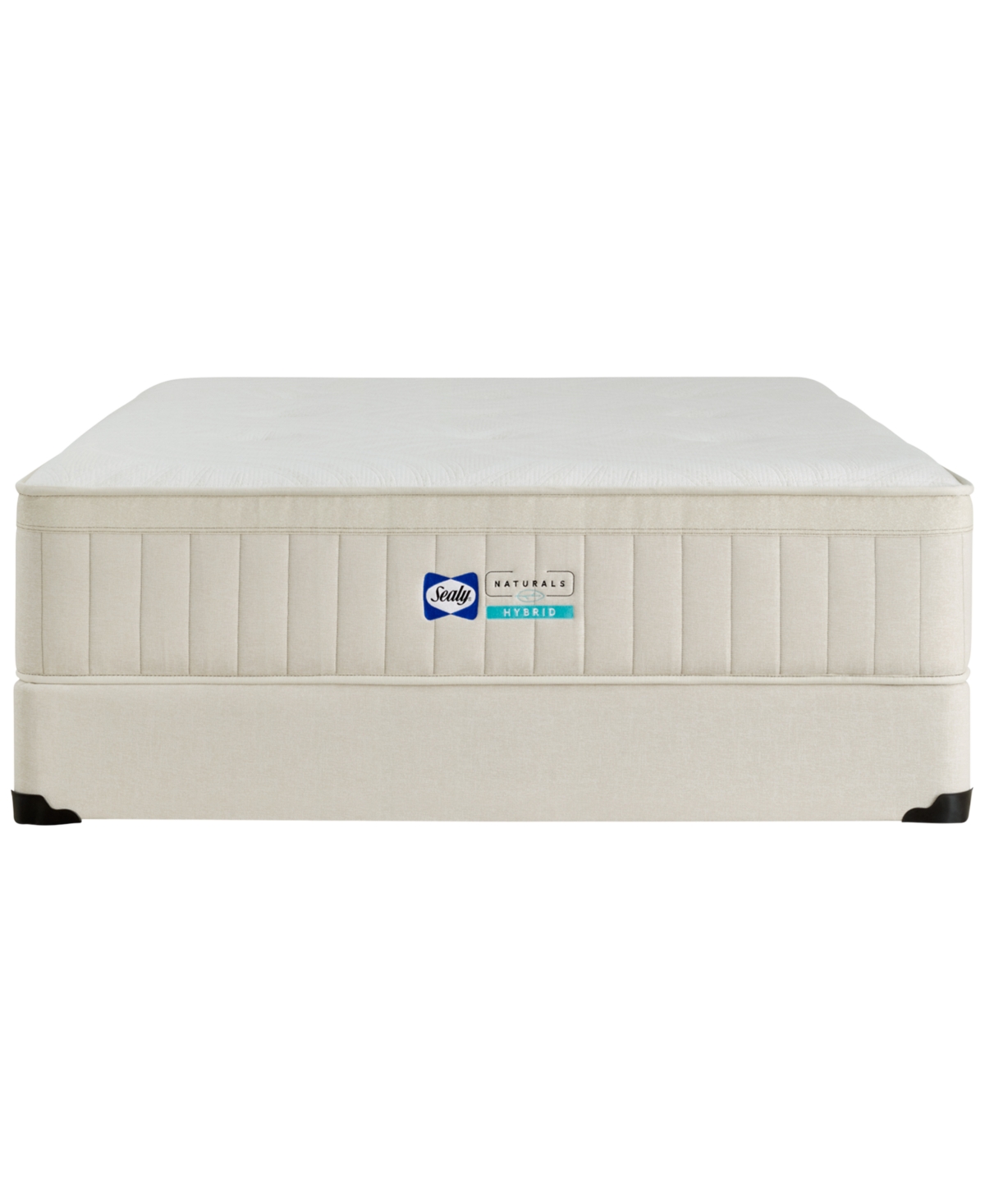 Shop Sealy Naturals Hybrid Soft Tight Top 13" Mattress, Full In White