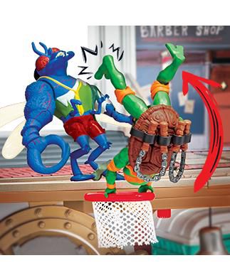 TEENAGE MUTANT NINJA TURTLES TMNT Movie Sewer Lair Playset