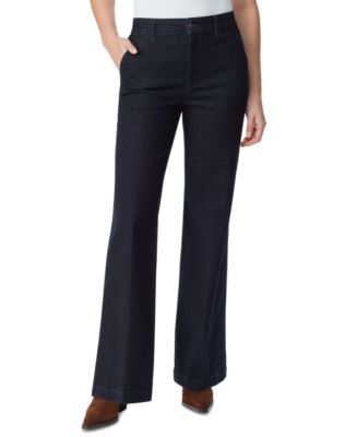 Gloria Vanderbilt Women's High-Rise Flared-Hem Jeans - Macy's