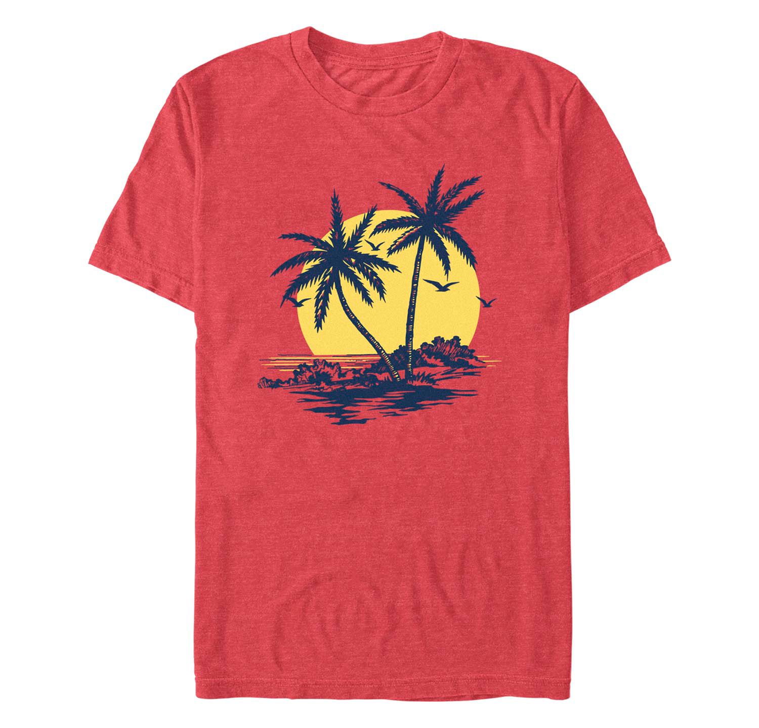 Men's Generic Additude Palms Short Sleeves T-shirt