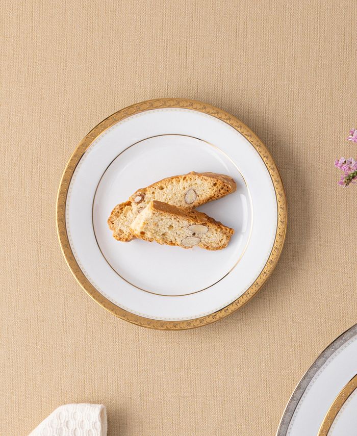 Noritake Charlotta Gold 60PC Dinnerware Set, Service for 12 Macy's