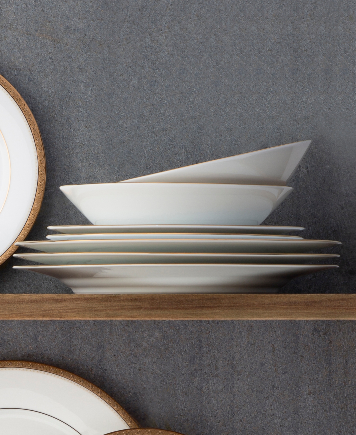 Noritake Charlotta Platinum 12 Piece Set, Service For 4 In Gold