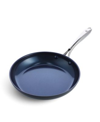 Blue Diamond Hard Anodized Ceramic Nonstick 11 Frying Pan with Lid - Macy's