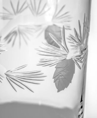 Icy Pine Double Old Fashioned Glass 13oz - Set of 4 Glasses