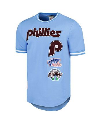 Men's Pro Standard Light Blue Philadelphia Phillies Cooperstown Collection Retro Classic T-Shirt Size: Small