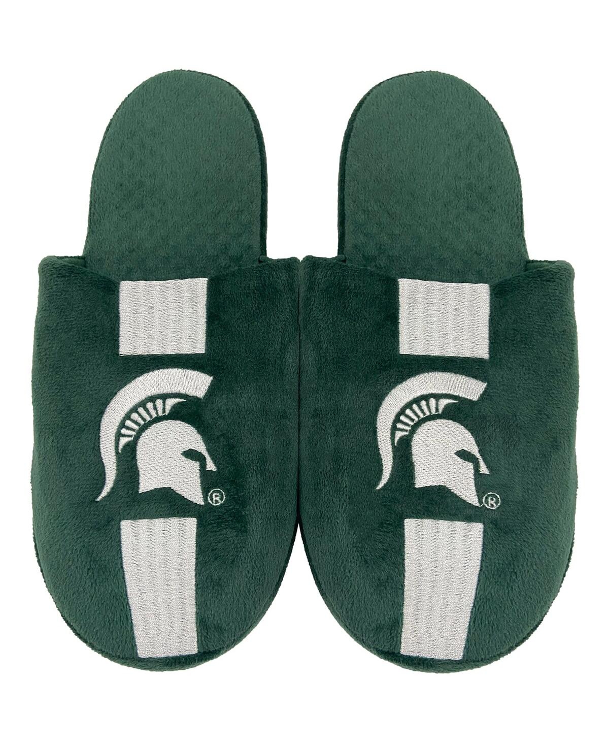 Foco Kids' Youth Boys And Girls  Michigan State Spartans Team Stripe Slippers In Green