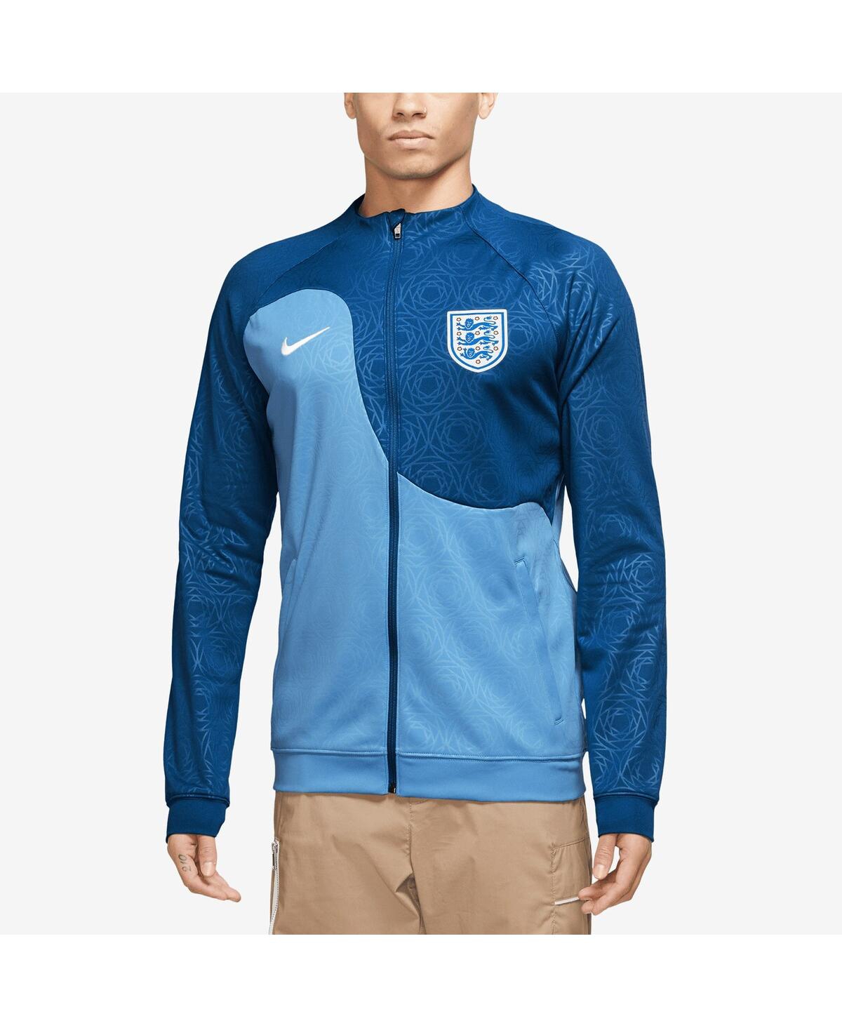 Men's NikeEngland Women's National Team 2003 Academy Pro Anthem Raglan Performance Full-Zip Jacket - Blue