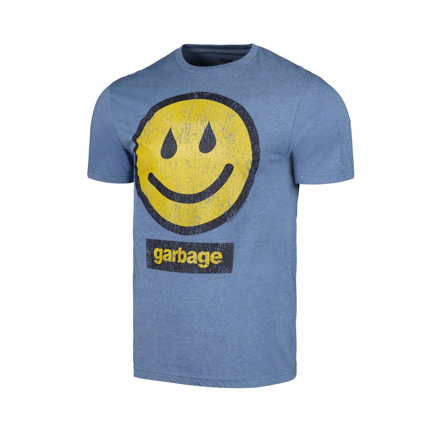 Men's Heather Royal Garbage Smile T-shirt