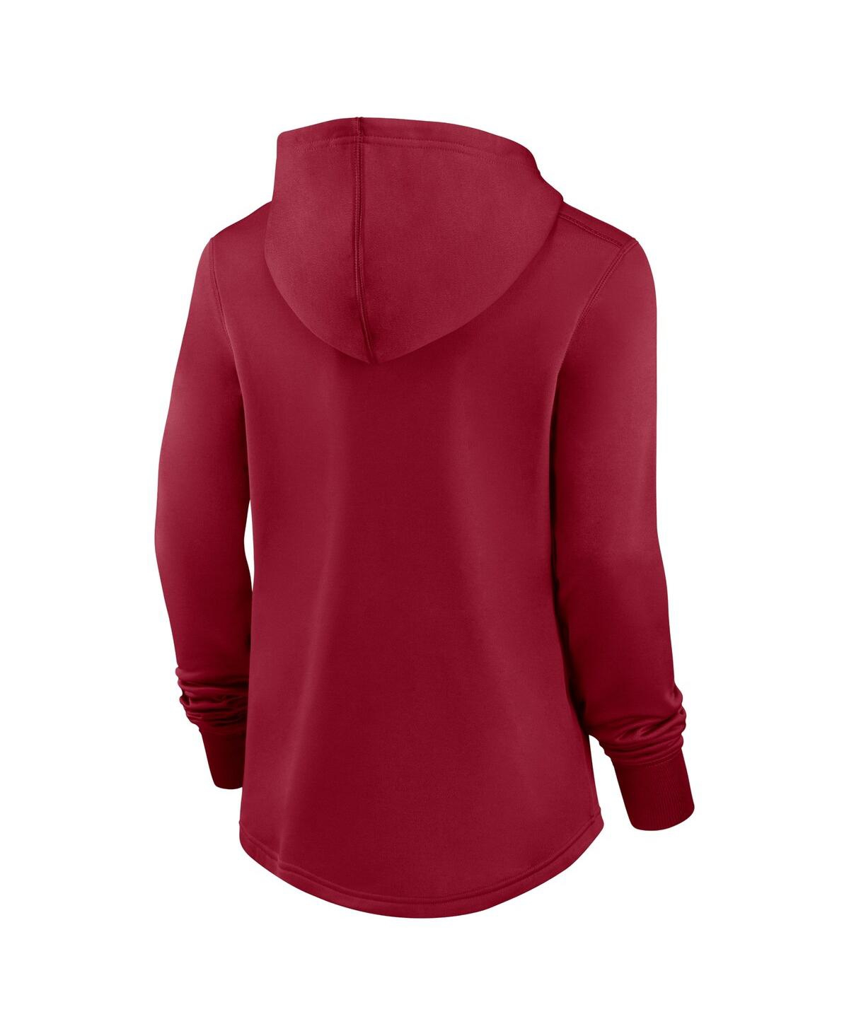 Nike Women's  Red Arizona Diamondbacks Authentic Collection Pregame Performance Pullover Hoodie In Red