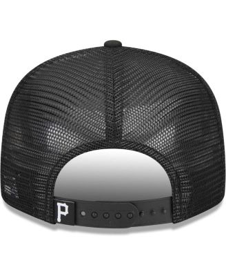 Men's Black Pittsburgh Pirates Street Trucker 9FIFTY Snapback Hat