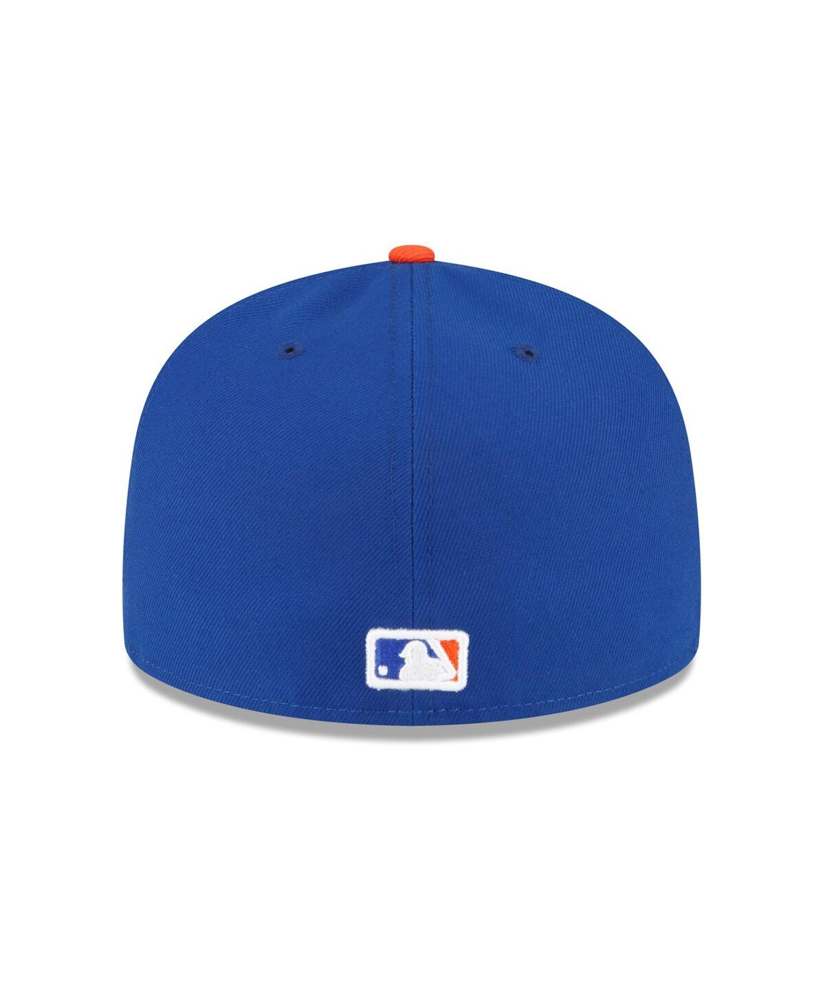 Shop New Era Men's  Royal New York Mets Authentic Collection Replica 59fifty Fitted Hat