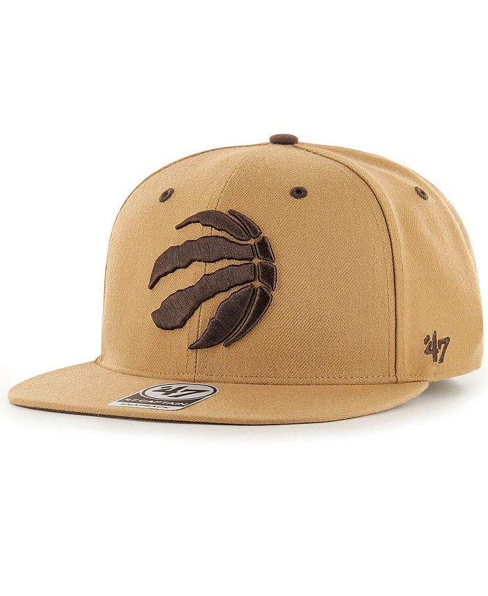 '47 Brand Men's Tan Toronto Raptors Toffee Captain Snapback Hat - Macy's
