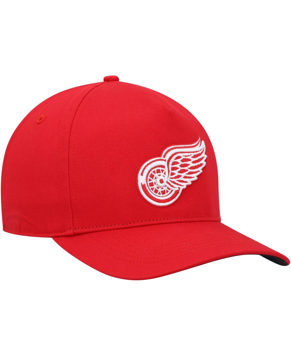Men's '47 BrandDetroitWings Primary Hitch Snapback Hat - Red
