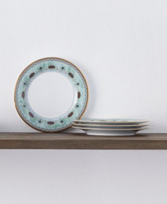 Serene Garden Set of 4 Bread & Butter/Appetizer Plates, 6.50"