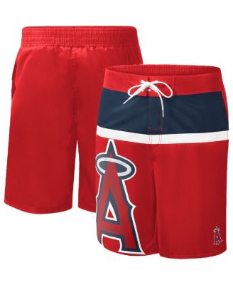 Men's Red Los Angeles Angels Sea Wind Swim Shorts