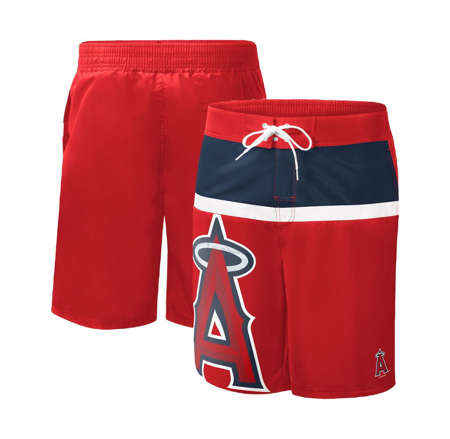 Men's Red Los Angeles Angels Sea Wind Swim Shorts