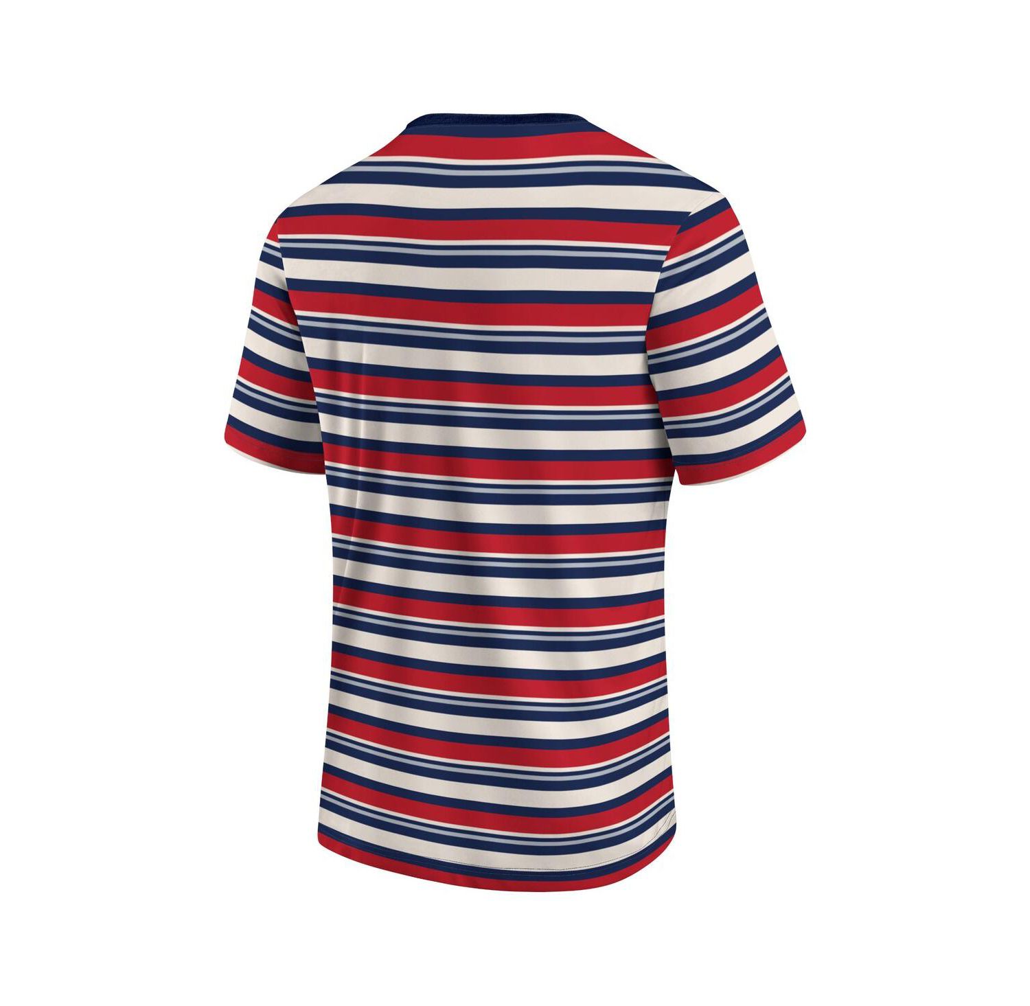 Men's Red New England Revolution Shot Clock Stripe T-shirt