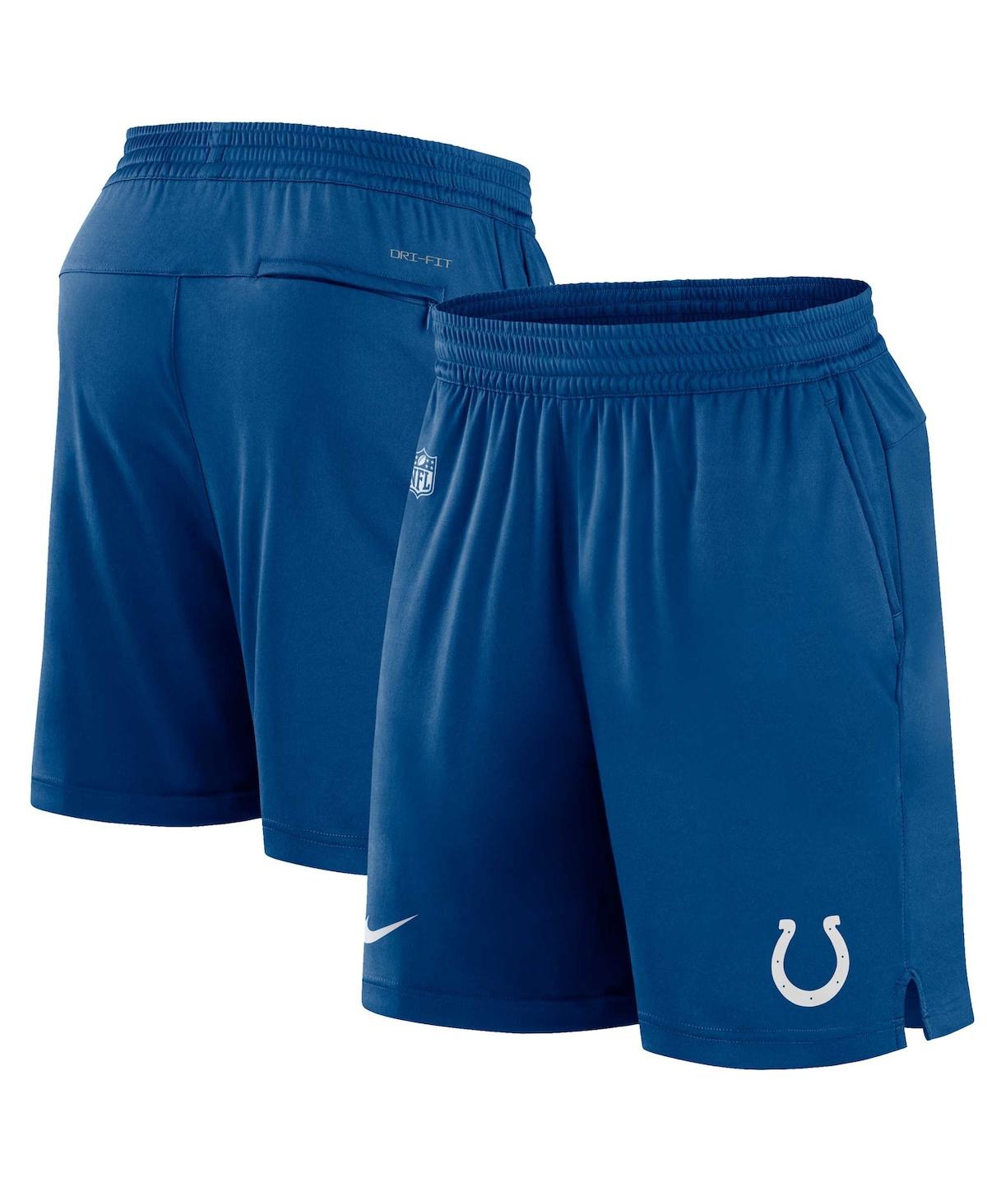 Nike Men's  Royal Indianapolis Colts Sideline Performance Shorts