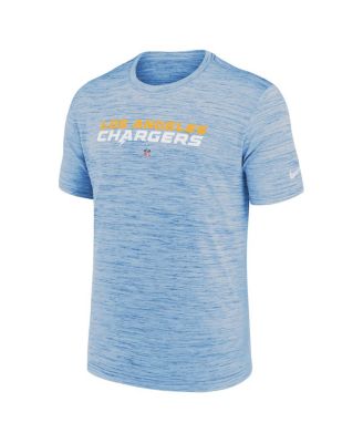 Men's Powder Blue Los Angeles Chargers Velocity Performance T-shirt
