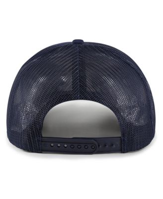 Men's Navy Boston Red Sox Foam Logo Trucker Snapback Hat