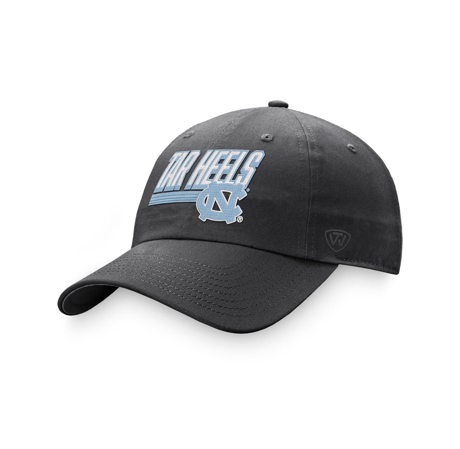 Men's Charcoal North Carolina Tar Heels Slice Adjustable Hat