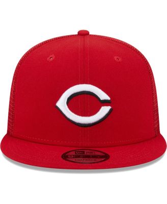 Men's Red Cincinnati Reds Team Color Trucker 9FIFTY Snapback Hat