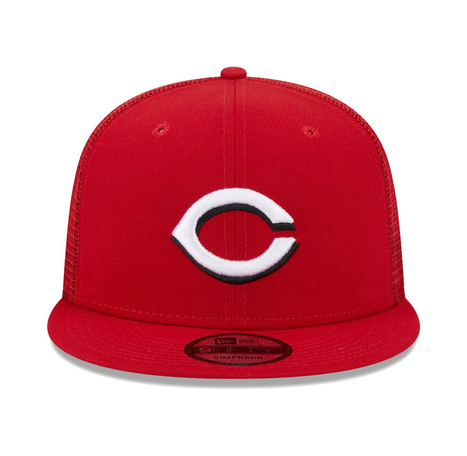 Men's Red Cincinnati Reds Team Color Trucker 9FIFTY Snapback Hat