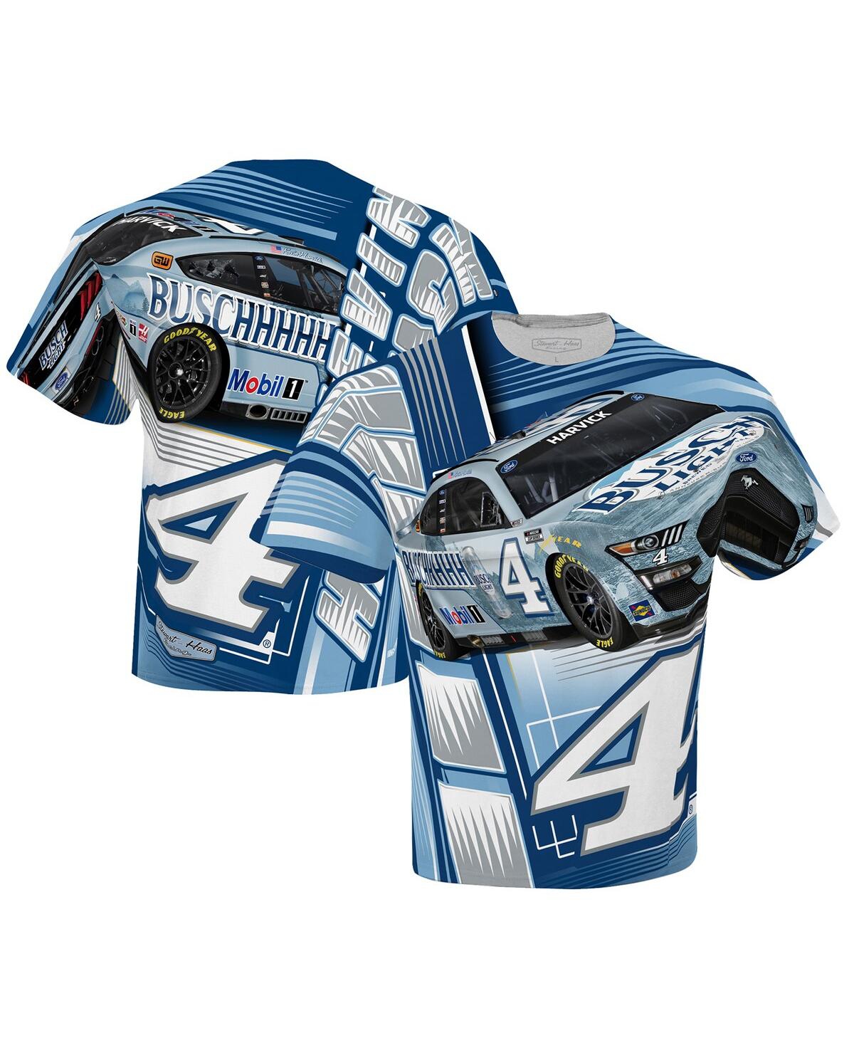 Stewart-haas Racing Team Collection Men's  White Kevin Harvick Busch Light Sublimated Dynamic Total P
