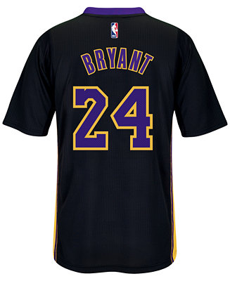 adidas Men's Short-Sleeve Kobe Bryant Los Angeles Lakers Swingman ...